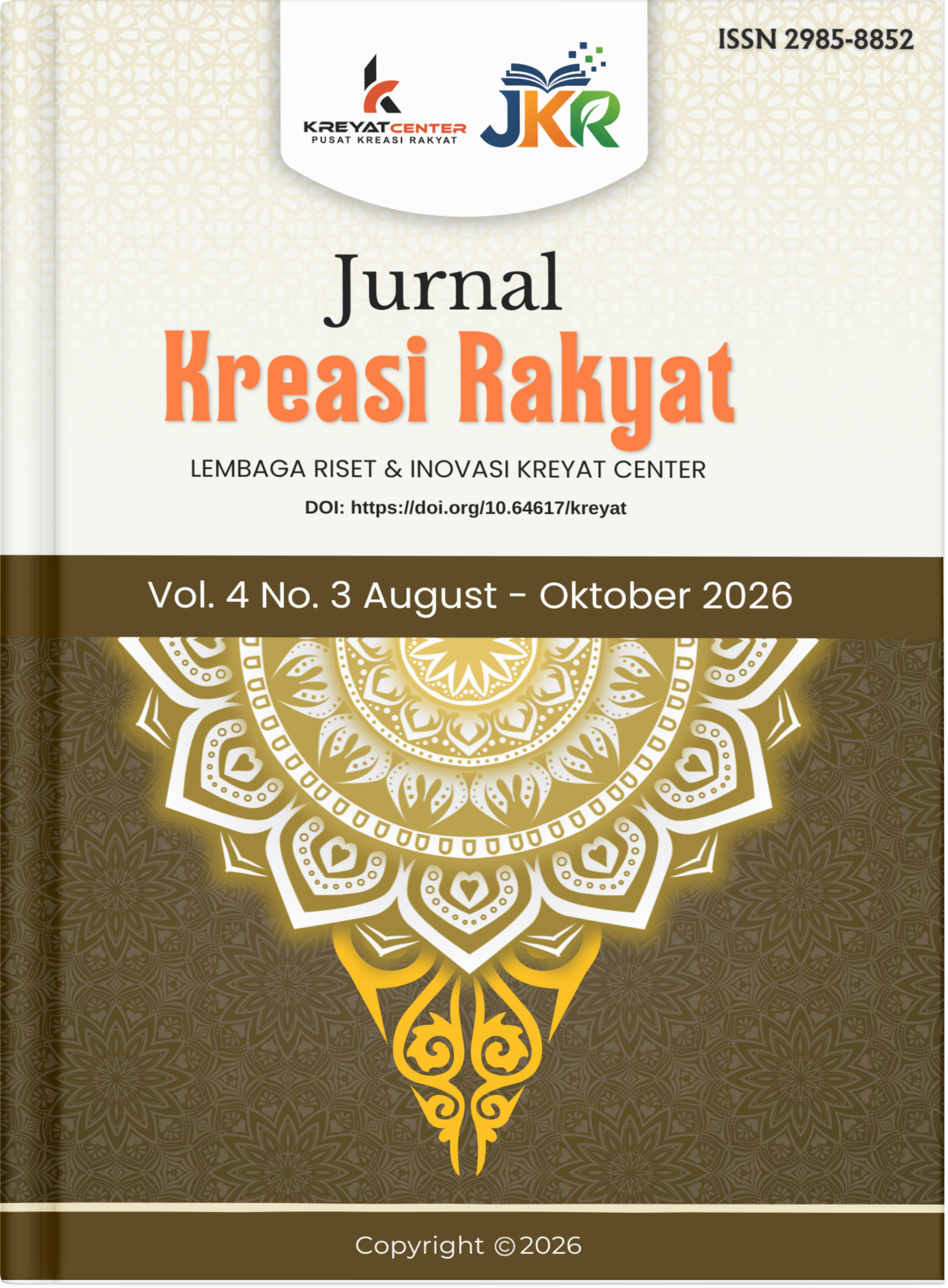 					View Vol. 4 No. 3 (2026): August - Oktober
				